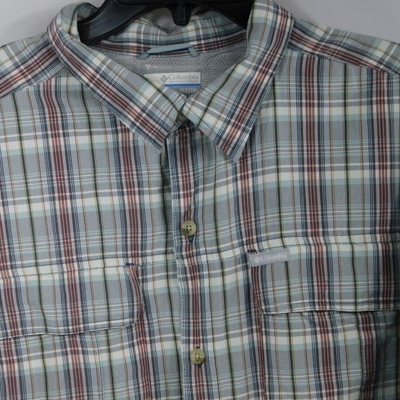 Columbia Multi Colored Plaid Long Sleeve - Picture 3 of 4